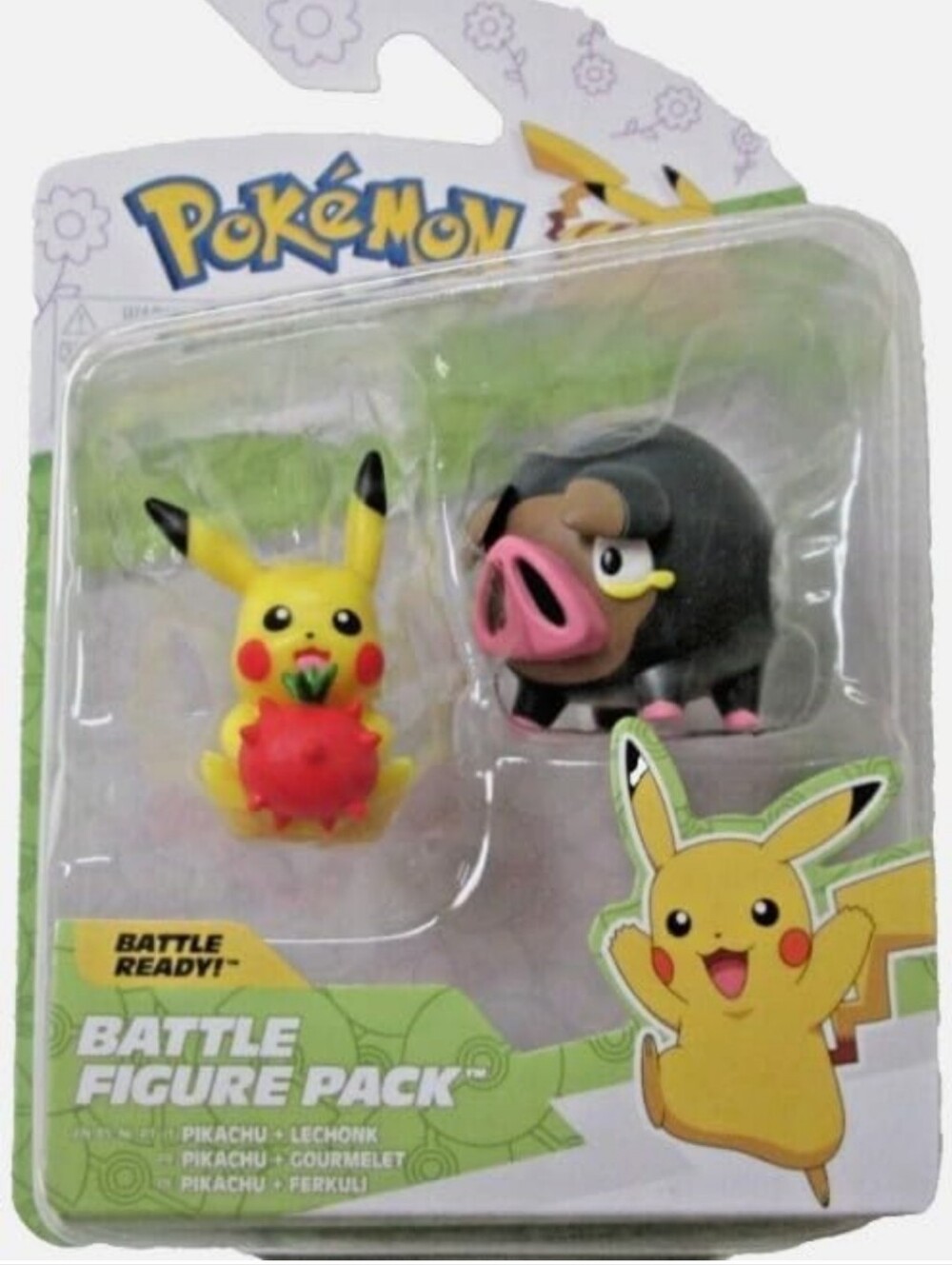 Pokemon Battle Figures 2025 Pikachu & Lechonk Mini Figures 2-Pack *Box Damage*